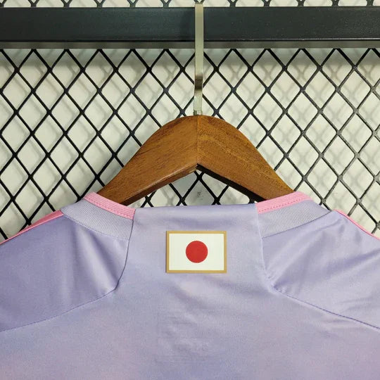 Maillot de football féminin Japon Le 12 saison 2023-2024, extérieur, maillot avec logo et design officiel, vue frontale