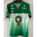 Maillot domicile rétro 1994 Maroc Le 12-ème Maillot, maillot de football avec logo et design vintage, vue de face