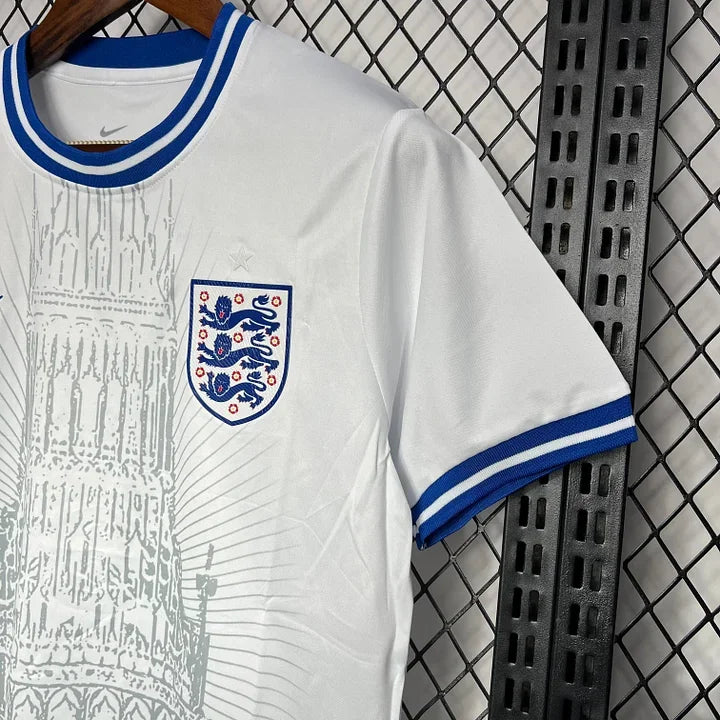 Maillot de football Angleterre 2024-2025 Le 12-ème Maillot, design concept, vue front visible avec logo et détails du maillot