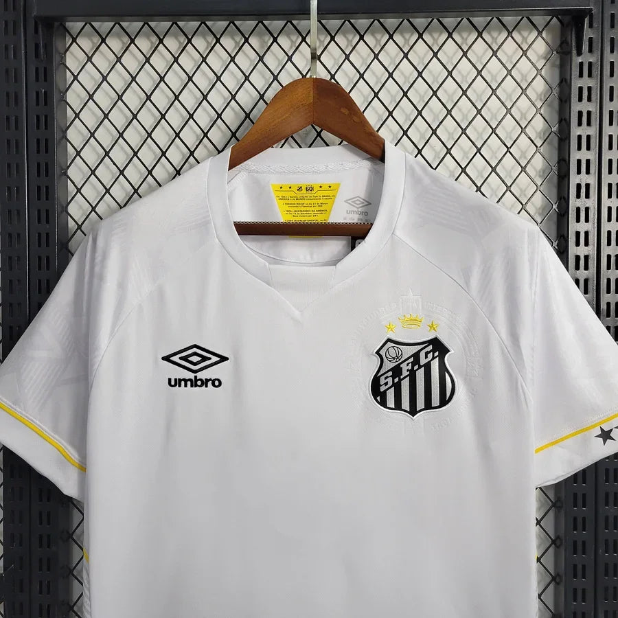 Maillot domicile Santos FC 2023-2024, marque Le 12 -ème Maillot, vue de face, avec logo et design officiel de l'équipe.