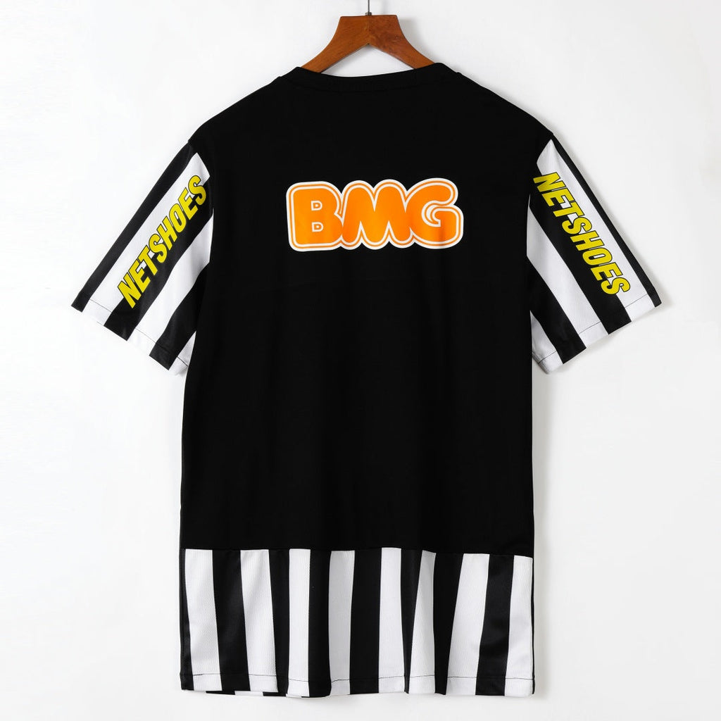 Maillot extérieur rétro Santos 2013 de la marque Le 12 -ème Maillot, vue de face avec logo et motifs colorés.
