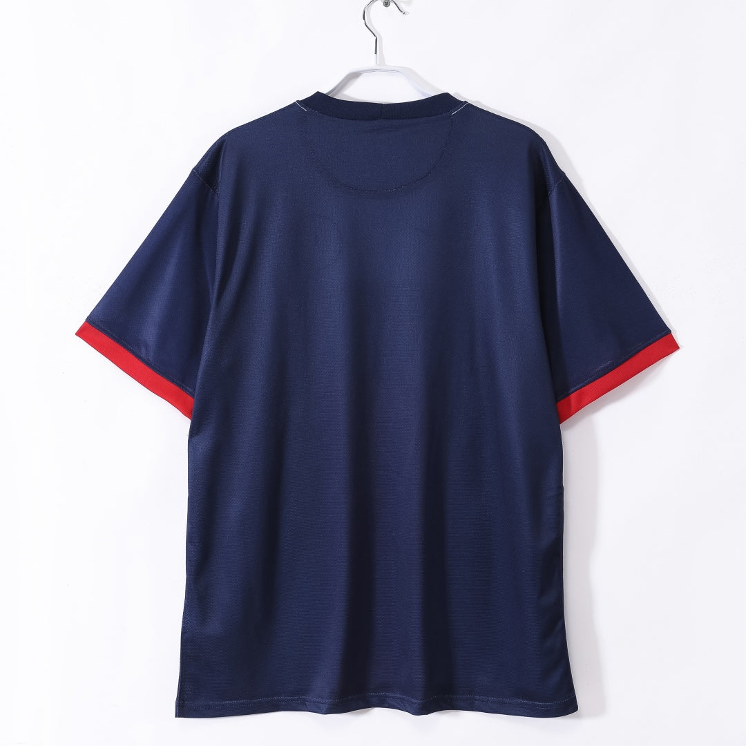Maillot domicile rétro du PSG 2013-2014, marque Le 12-ème Maillot, avec le logo du club et le design classique.