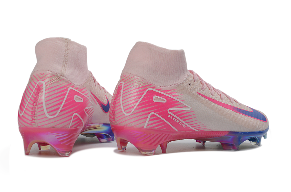 Crampons Nike Air Zoom Mercurial Superfly IIX Elite, chaussures de football avec semelles à crampons pour terrains secs.