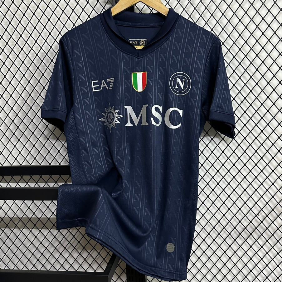Maillot extérieur Naples troisième équipe, taille 25/26, marque Le 12 -ème Maillot, vue de face avec logo et détails colorés