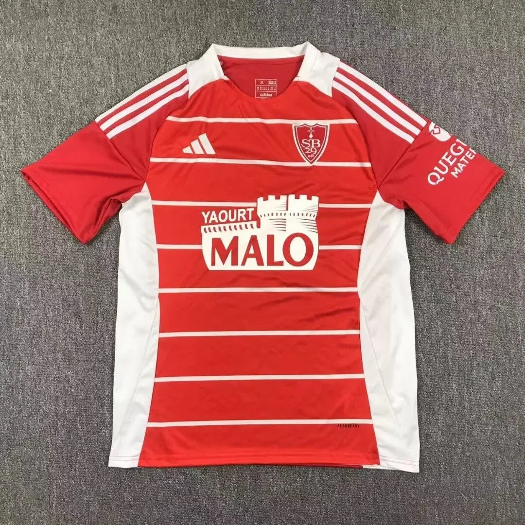 Maillot Brest foot third 2024 2025 Le 12 -ème Maillot, vue de face, avec logo et design du maillot de football.