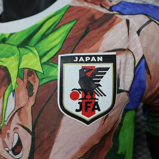 Maillot de football Japon X Broli 2024/2025 Le 12 -ème Maillot, devant avec logo et design japonais.