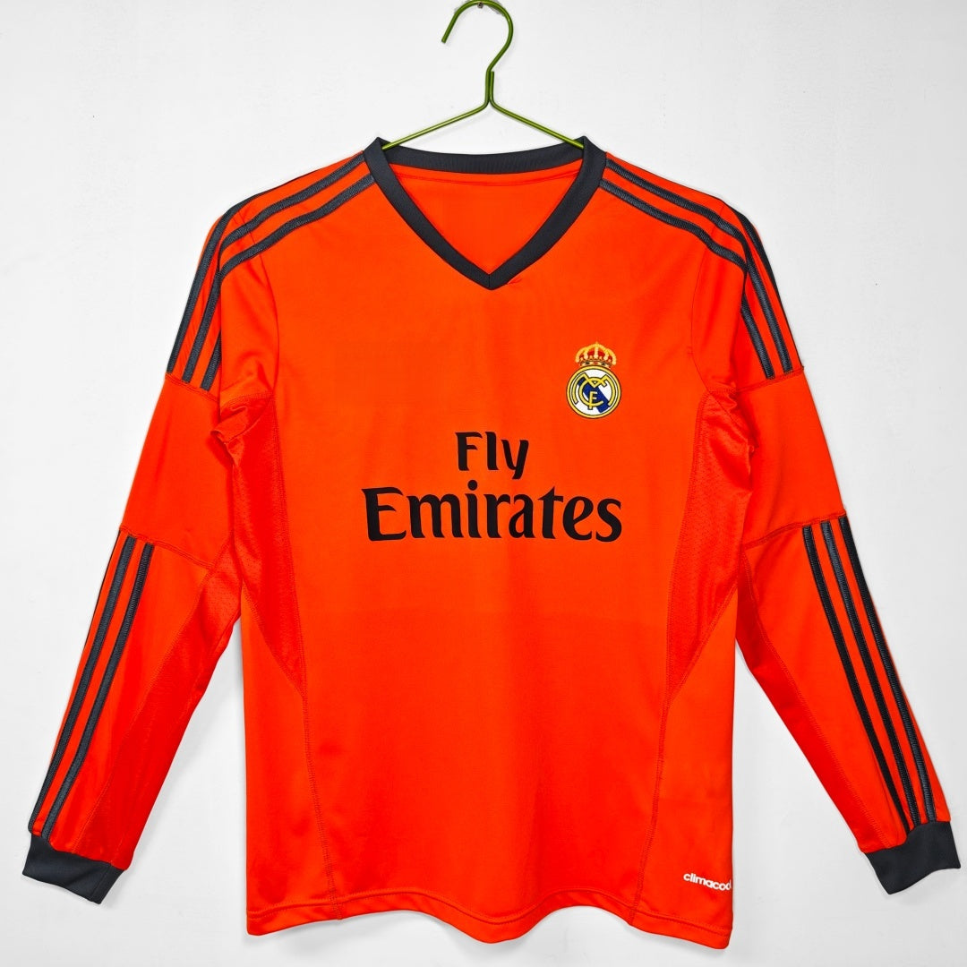 Maillot rétro de football Real Madrid troisième manche 2013-2014, marque Le 12 -ème Maillot, vue front avec logo et détails.