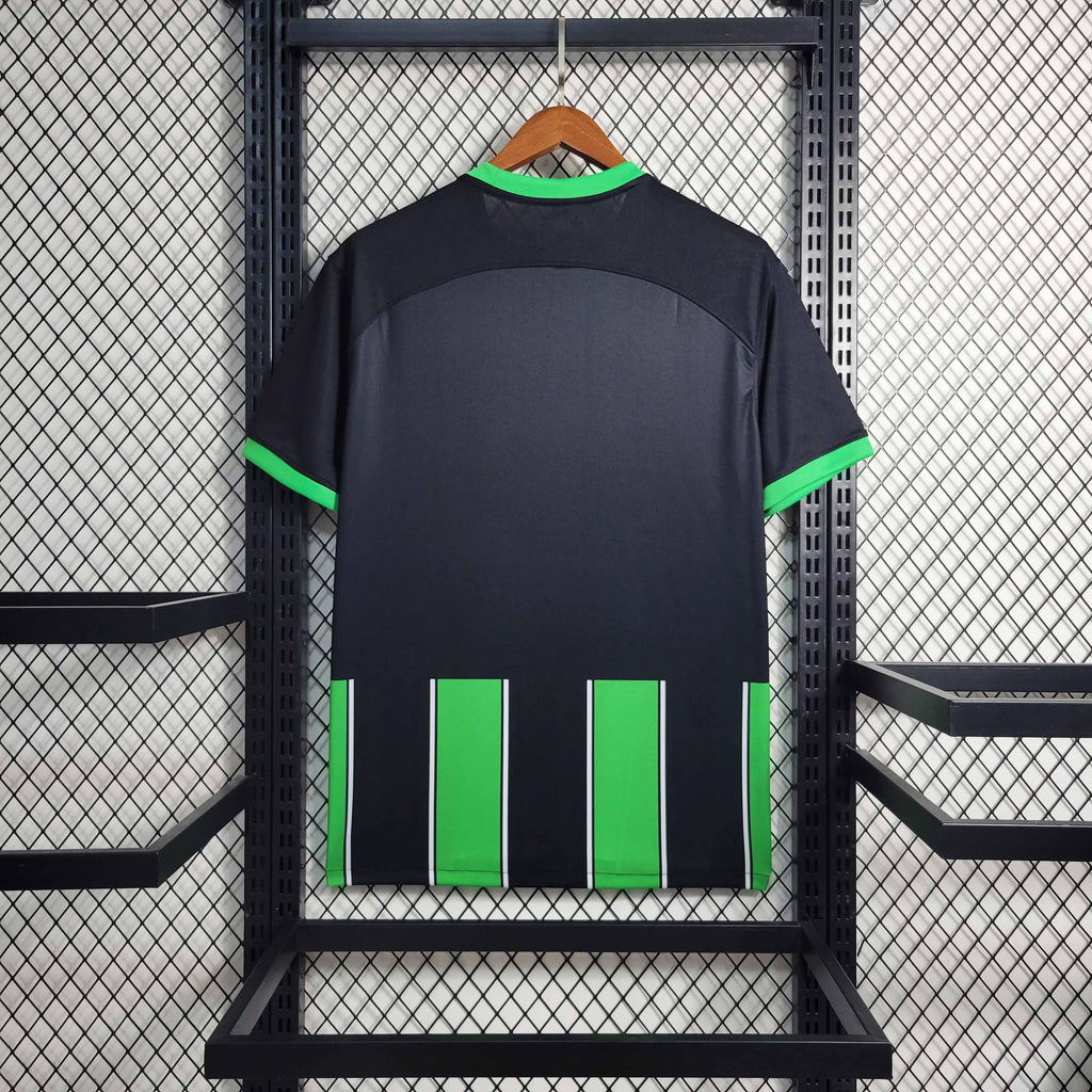 Maillot Brighton 2023-24 Le 12 -ème Maillot, maillot de football avec logo et design officiel, vue frontale.