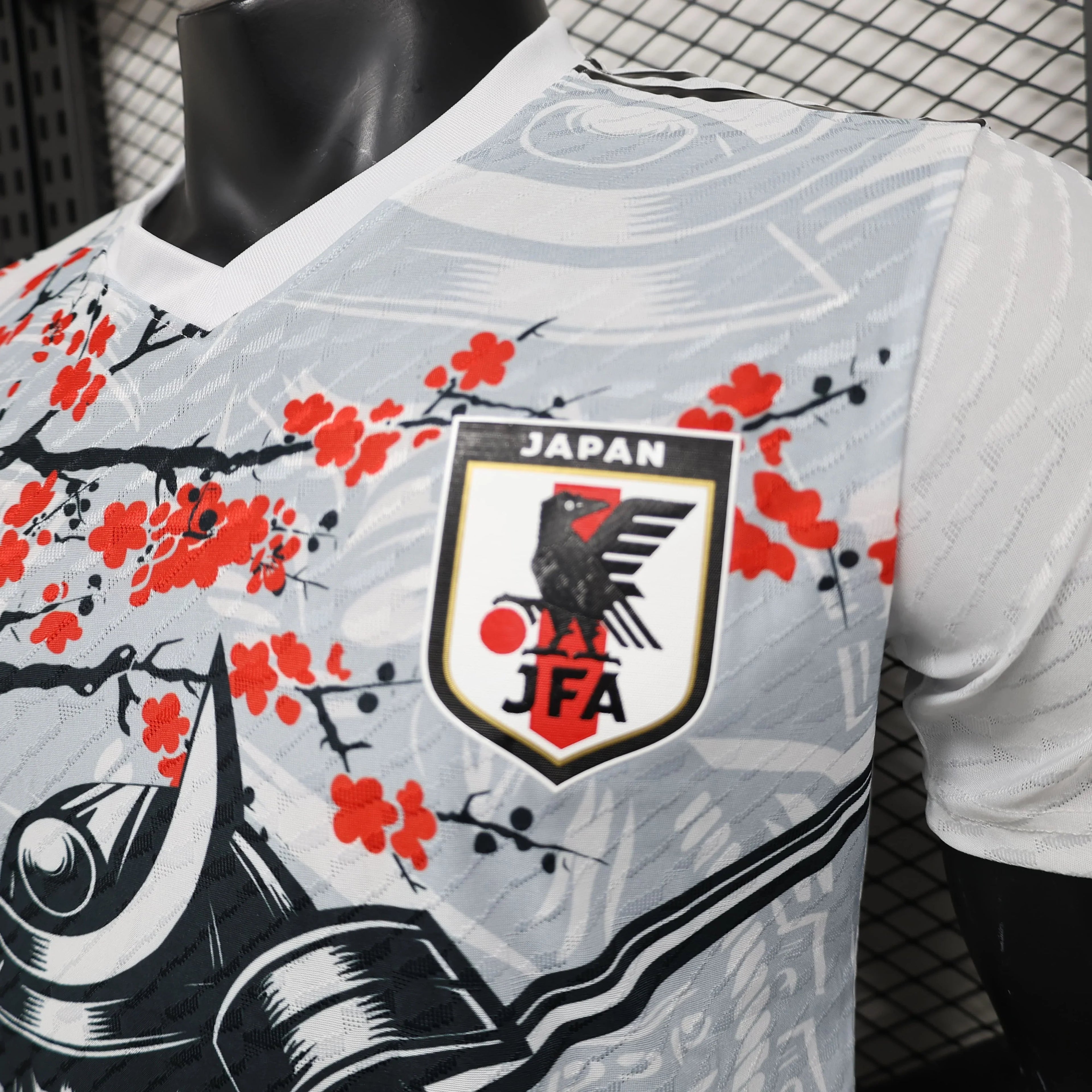 Maillot Japon Concept 2025-2026 de Le 12 -ème Maillot, vue de face avec design moderne et couleurs vives.