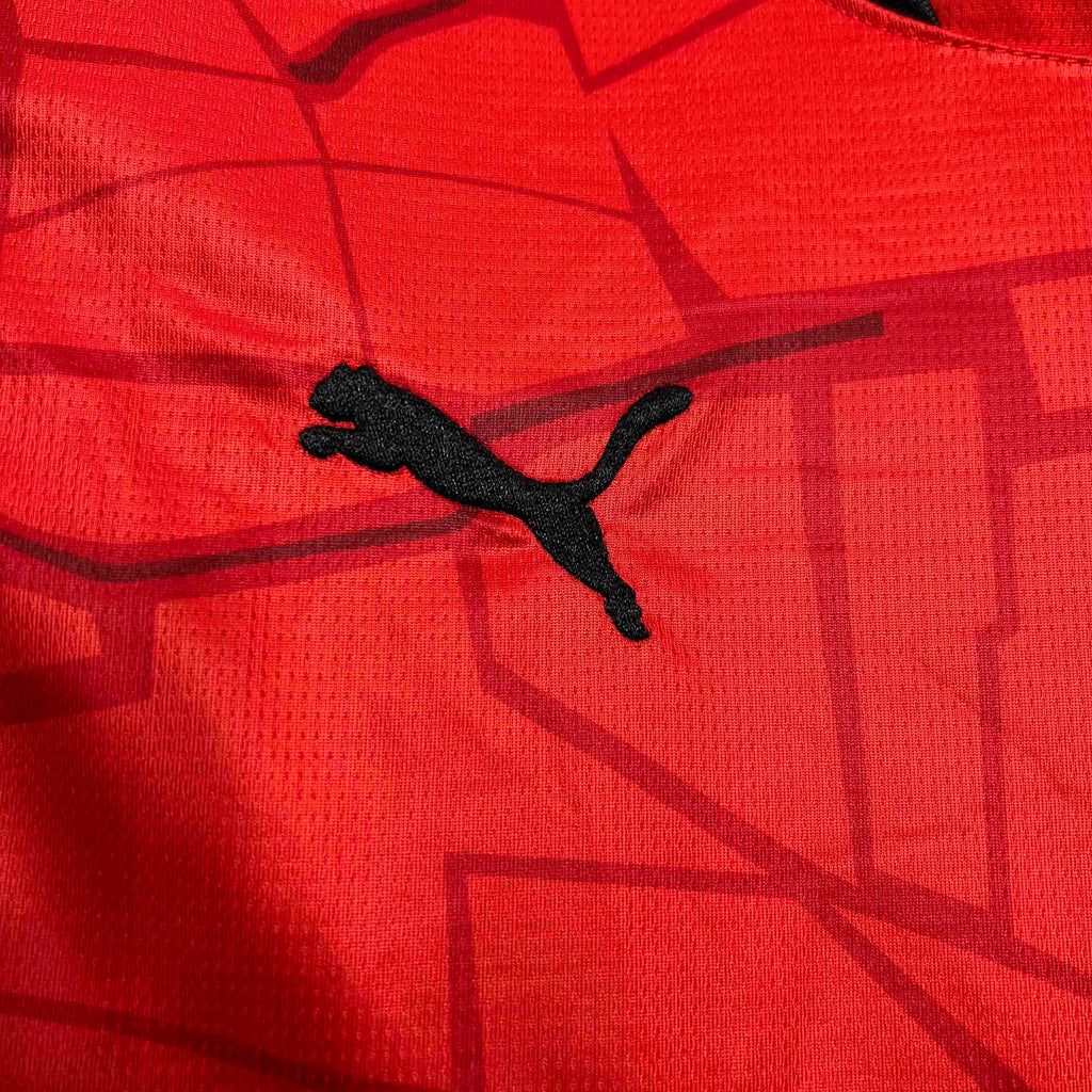 Maillot de football Rennes 2024-25 Le 12 -ème Maillot, vue du devant avec logo et design sportif.