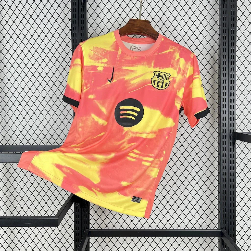 Maillot d'entraînement FC Barcelone 2025-26 Le 12-ème Maillot, maillot de football bleu avec logo du club et détails de sport.