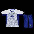 Ensemble de football Inter Milan Le 12 -ème Maillot, maillot blanc avec détails noirs et bleus, vue de face.