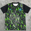 Maillot de football Inter Milan 25/26 en vert avec logo Le 12 -ème Maillot, détail du design spécial.