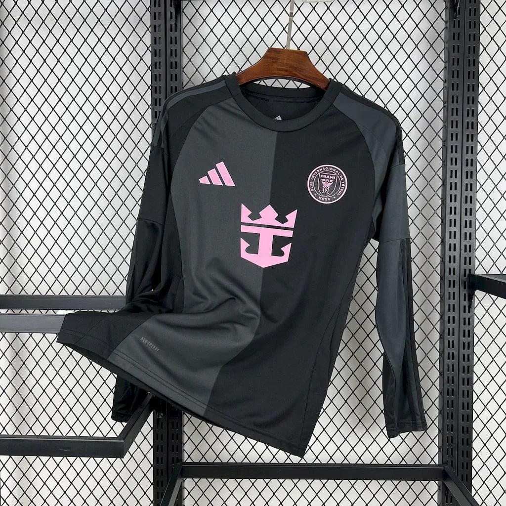 Maillot à manches longues Inter Miami 2025-26 de la marque Le 12 -ème Maillot, vue front.