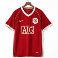 Maillot domicile rétro Manchester 2006-2007 Le 12-ème Maillot, maillot de football vintage Manchester United, style classique et logo visible.