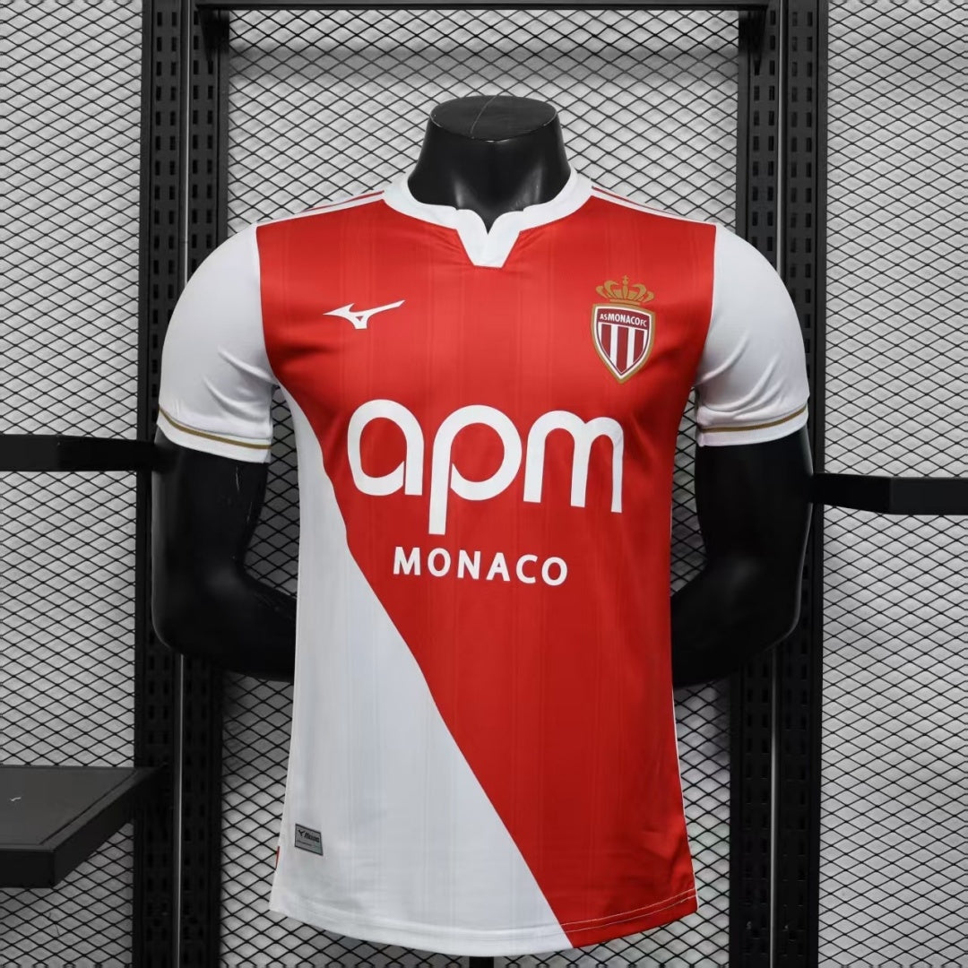 Maillot domicile Monaco 25/26 Le 12-ème Maillot, maillot de football pour enfant avec logo et couleurs officielles.