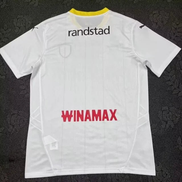 Maillot extérieur RC Lens 2024 2025 de la marque Le 12-ème, maillot de football avec logo et design sportif.