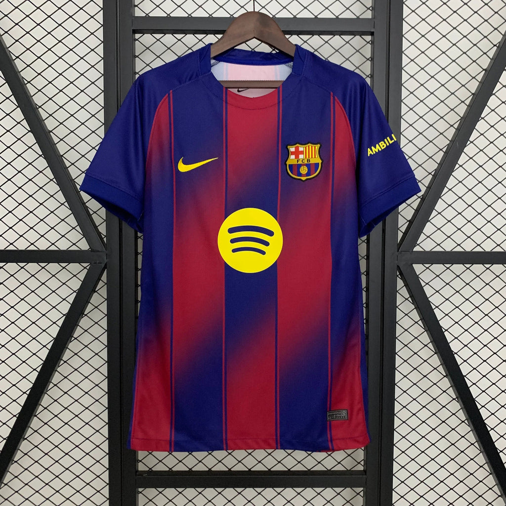 Maillot domicile FC Barcelone 2025/26 Le 12 -ème Maillot, maillot de football avec logo du club et design officiel.