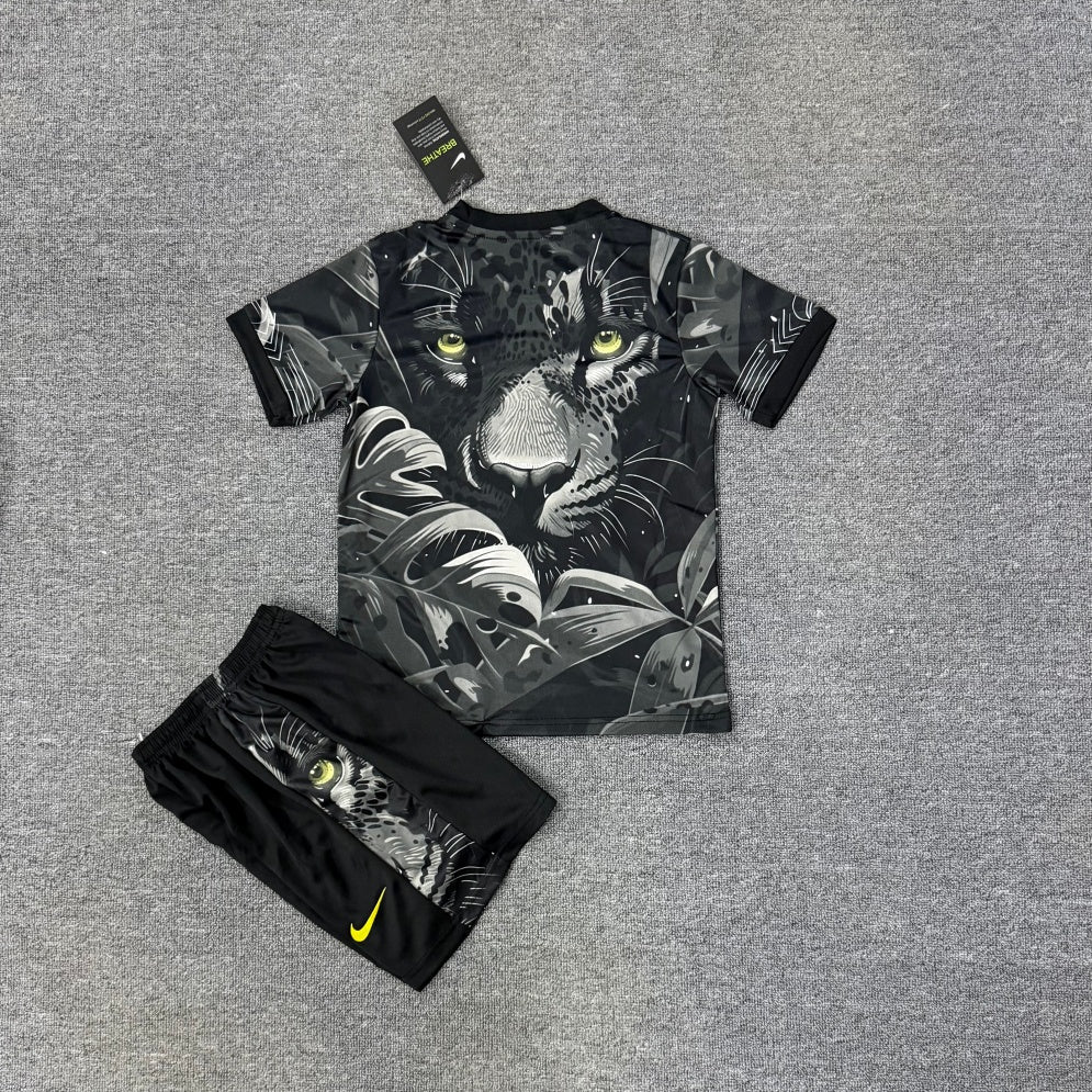 Ensemble pour enfant Le 12 -ème Maillot, Taille 25/26, couleur noire, avec logo et détails du Brésil, adapté pour sport ou loisirs