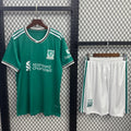 Ensemble de football Liverpool Third pour adulte, taille 25/26, par Le 12 -ème Maillot, maillot de sport avec logo officiel.