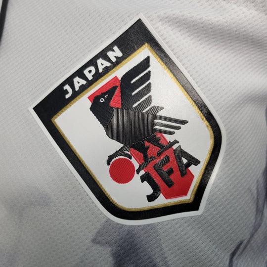 Maillot de football Japon Le 12 -ème Maillot 2023-2024, maillot de sport avec design japonais, vue de face.