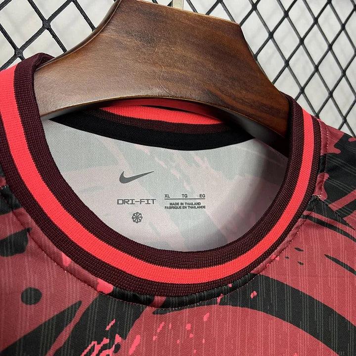 Maillot de football FC Barcelone concept 2024-2025 Le 12-ème Maillot, maillot de sport bleu et grenat avec logo du club.