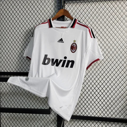 Maillot rétro Milan AC 2009-2010 Le 12 -ème Maillot, maillot de football avec logo et design vintage de la saison 2009-2010
