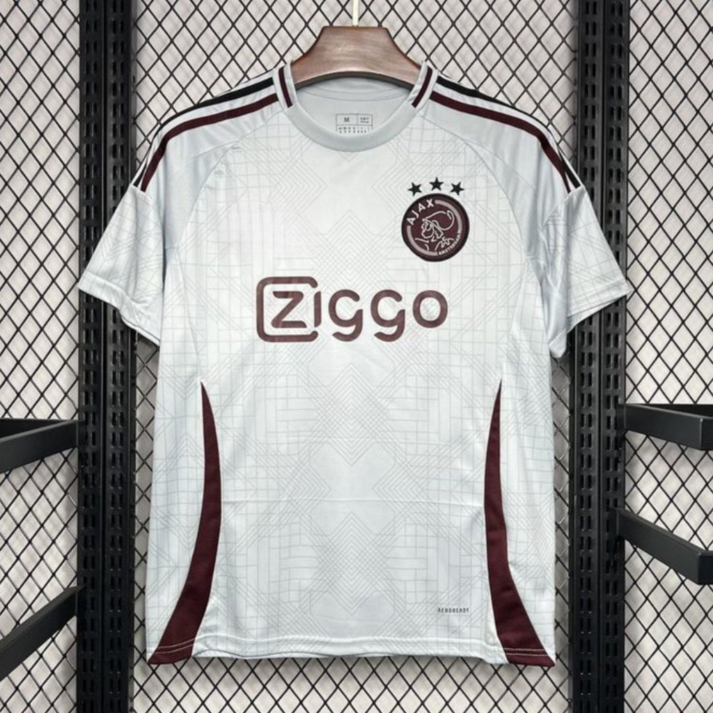 Maillot Ajax 24/25 Le 12 -ème Maillot, troisième maillot de football avec logo et design distinctif, vue de face.