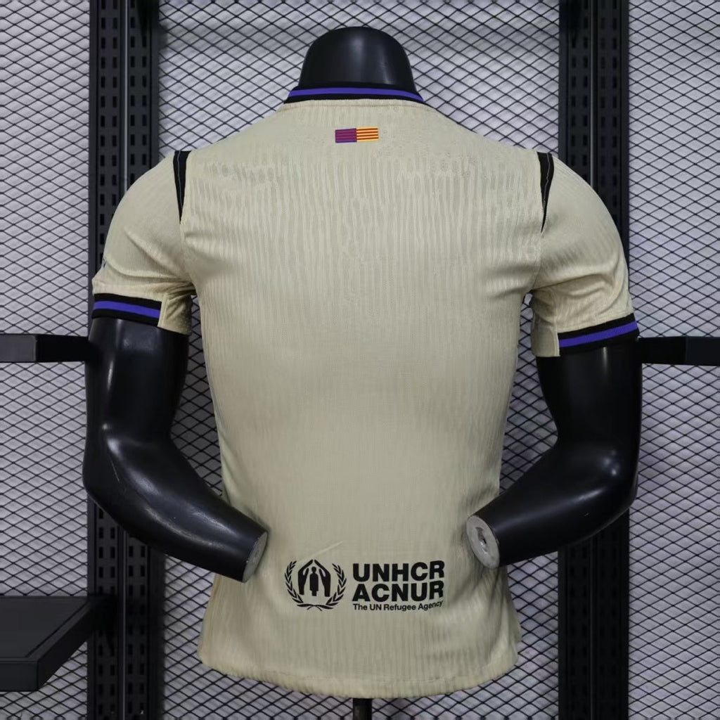 Maillot extérieur 24/25 Barcelone Le 12 –ème Maillot, maillot de football avec logo et motifs du club.