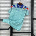Maillot de football FC Barcelone 1992-1995 rétro, fabriqué par Le 12 -ème Maillot, vue de face avec le logo du club.