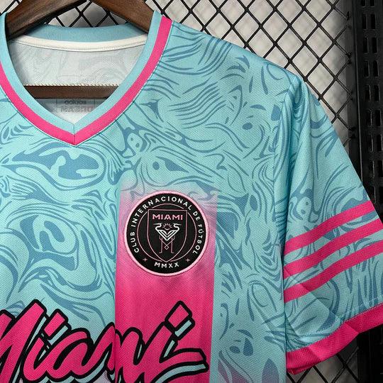 Maillot Inter Miami Concept 2024/2025 de Le 12, maillot de football avec logo et design moderne, vue frontale.