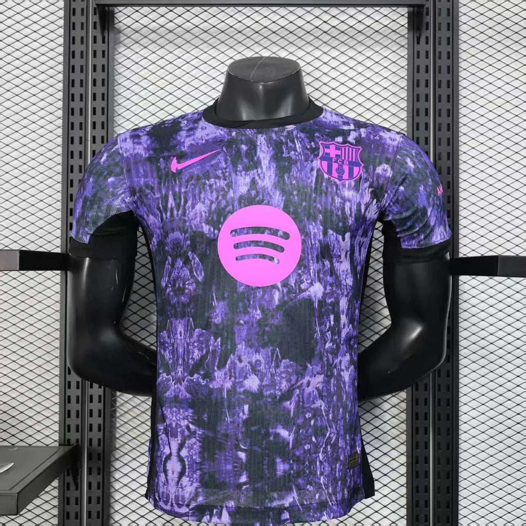 Maillot FC Barcelone 2025/26 Le 12 -ème Maillot, maillot officiel de football avec logo et design actuel, vue de face.