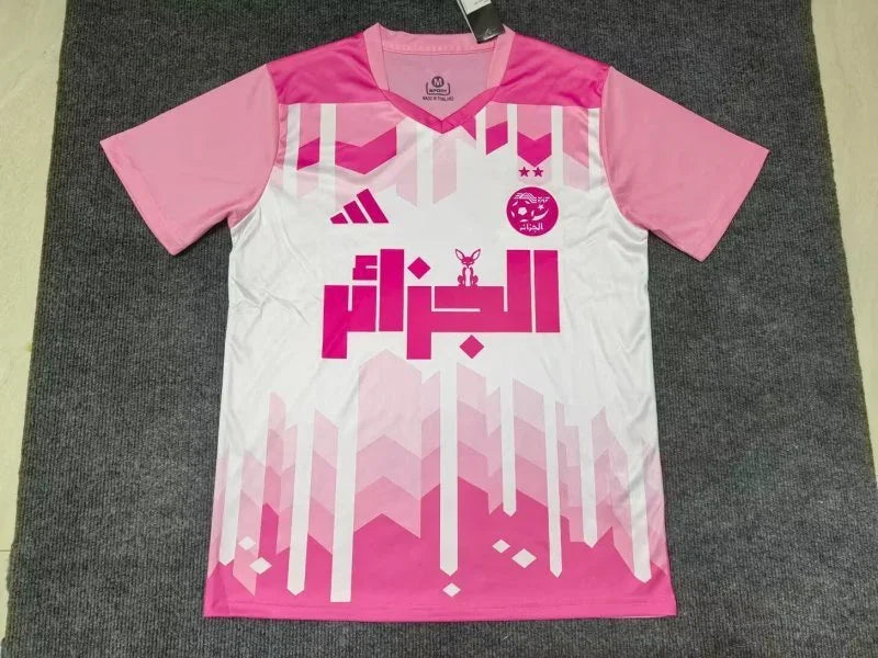 Maillot de football Algérie concept 2025-26 de la marque Le 12 -ème Maillot, vue de face avec détails du design.