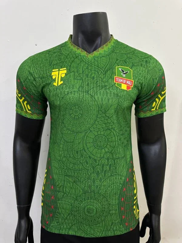 Maillot extérieur du Mali 2025-26, marque Le 12 -ème Maillot, vue front avec logo et design distinctif.