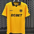 Maillot domicile Wolverhampton 25/26 Le 12 -ème Maillot, maillot de football avec logo et couleurs officielles, vue de face