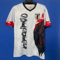 Maillot japonais anime blanc pour enfants 25/26 ans, modèle spécial de la marque Le 12 -ème Maillot, vue de face.
