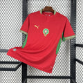 Maillot Maroc Coupe du monde 2026 Le 12 -ème Maillot, maillot de football avec drapeau marocain et logo officiel.