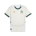 Maillot extérieur de la Côte d'Ivoire CAN 2025-26, marque Le 12 -ème, vue de face avec logo et détails colorés.