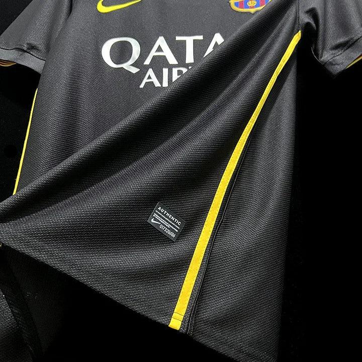 Maillot rétro FC Barcelone 2013-2014 Le 12-ème Maillot, vue frontale avec logo et détails du maillot de football.