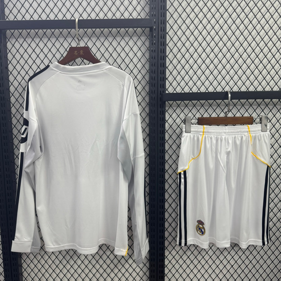 Maillot domicile Real Madrid 25/26, ensemble pour adulte homme, manches longues, marque Le 12 -ème Maillot, maillot de football.