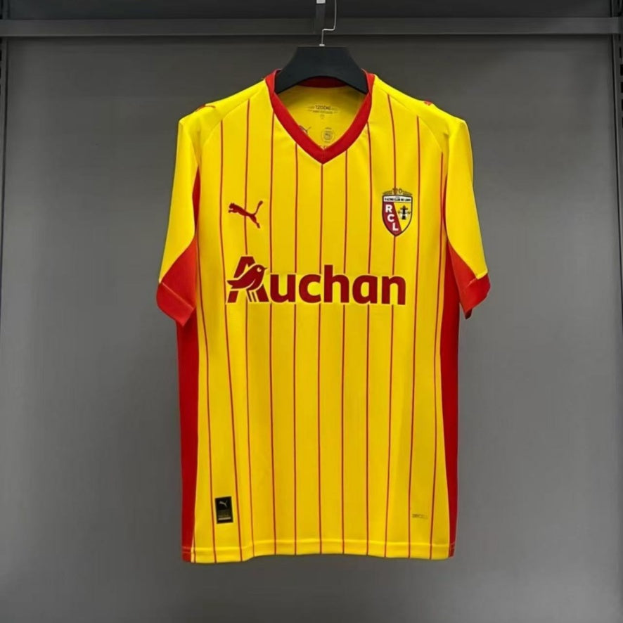 Maillot domicile RC Lens 25/26 Le 12 -ème Maillot, maillot de football bleu avec logo du club.