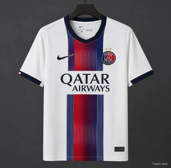 Maillot extérieur PSG Champions 2026/27 Le 12 ème Maillot, maillot de football avec logo et détails du PSG.