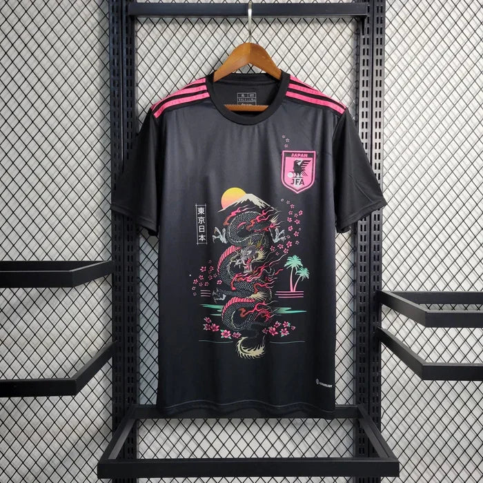 Maillot de football noir Japon saison 2023-2024 Le 12 -ème Maillot, vêtement d'entraînement pour supporters et joueurs