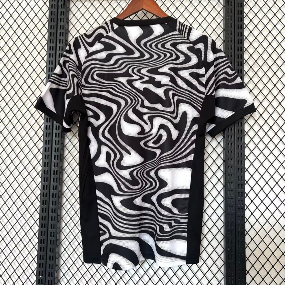 Maillot de gardien de but Brésil 25/26, marque Le 12 -ème Maillot, en tissu technique, vue front.