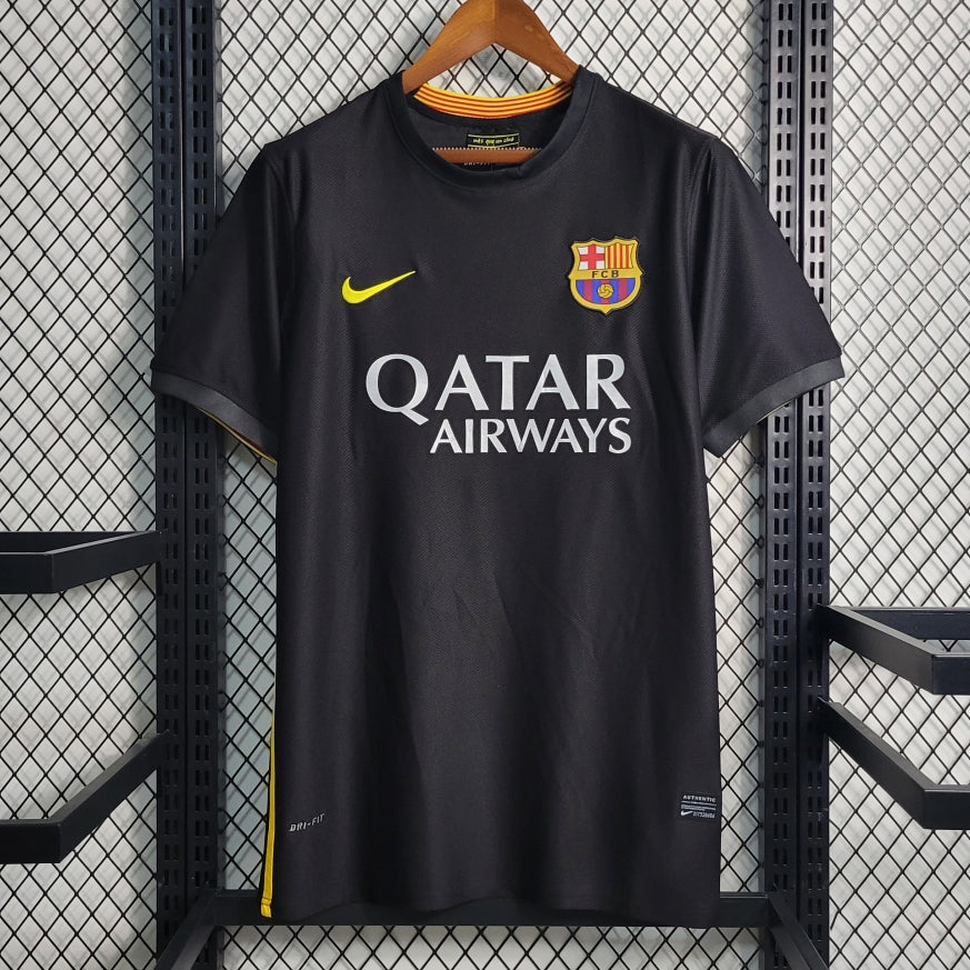 Maillot third rétro FC Barcelone 2013-2014 Le 12-ème Maillot, vue de face avec logo et design vintage.