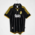 Maillot extérieur rétro Real Madrid 1999-2001, marque Le 12 -ème Maillot, vue du devant avec logo et design classique.