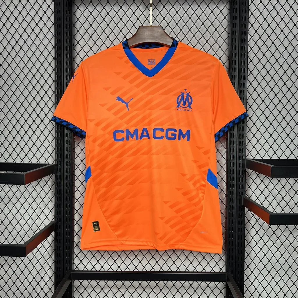 Maillot Olympique de Marseille 2024-2025, maillot third Le 12-ème Maillot, jersey de football Olympique Marseille, vue de face