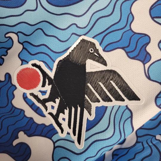 Maillot Japon 2022-23 édition spéciale Le 12, maillot de football avec design unique, vue de face.