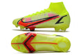 Crampons Mercurial Superfly IX Elite pour football, chaussures de sport avec crampons métalliques pour performance sur terrain naturel