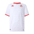 Maillot extérieur de la Tunisie CAN 2025-26, marque Le 12 -ème Maillot, vue front avec logo et couleurs nationales.